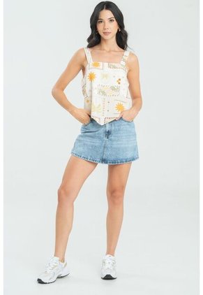 Falda Short Giotto Azul Ragged Pf21340009