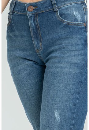 Jeans Mom Rochell Azul Ragged Pf21350025