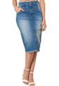 Falda Midi Denim Azul Ragged Pf51320035 de Ragged