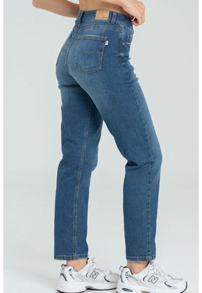 Jeans Mom Rochell Azul Ragged Pf21350025