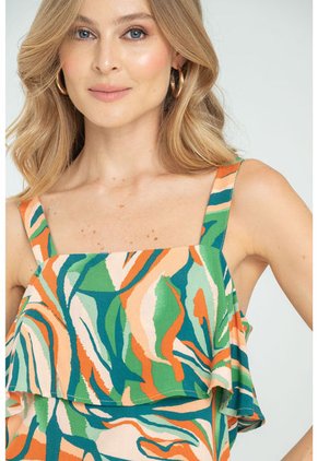 Blusa Mila Café Ragged Pf11112729