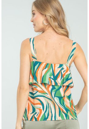 Blusa Mila Café Ragged Pf11112729