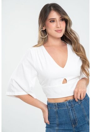 Blusa Rhyla Blanco Ragged Pf31113517