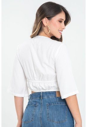 Blusa Rhyla Blanco Ragged Pf31113517
