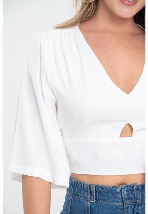Blusa Rhyla Blanco Ragged Pf31113517
