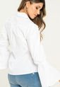 Camisa Popelina Manga Campana Blanco Ragged Pf12110772 de Ragged