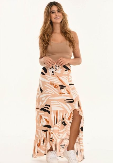 Falda Africa Crudo Ragged Pf11320412