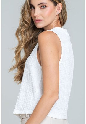 Chaleco Soul Blanco Ragged Pf11150053