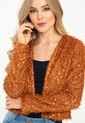 Chaqueta Brillo Café Ragged Pf12130106 de Ragged