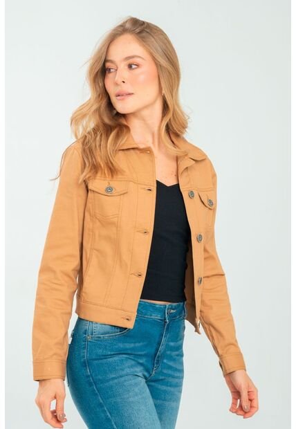 Chaqueta London Beige Ragged Pf21130019