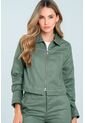 Chaqueta Pespuntes Verde Ragged Pf21130021 de Ragged