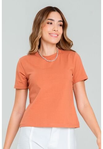 Camiseta Basica Manga Corta Rosa Ragged Pf21120105 Ragged