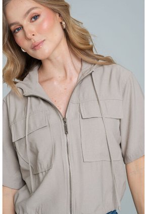 Chaqueta Manga Corta Café Ragged Pf11130260