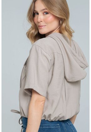 Chaqueta Manga Corta Café Ragged Pf11130260