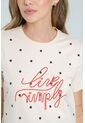Camiseta Simply Beige Ragged Pf21120115 de Ragged