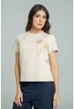 Camiseta Palms Beige Ragged Pf21120148 de Ragged