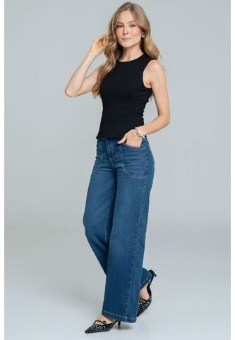 Jeans Palermo Azul Ragged Pf21350070 Ragged