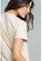 Camiseta Palms Beige Ragged Pf21120148 de Ragged
