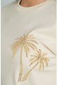 Camiseta Palms Beige Ragged Pf21120148 de Ragged