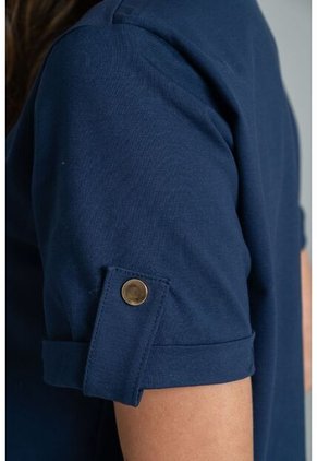 Camiseta Broches Azul Ragged Pf21120120