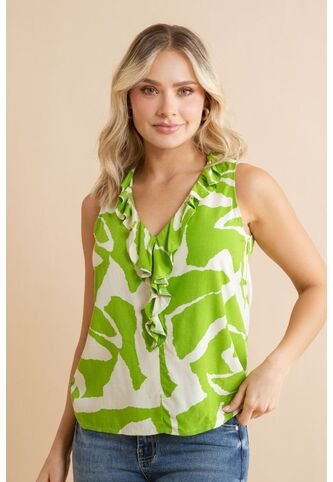 Blusa Valencia Verde Ragged Pf31113525 Ragged