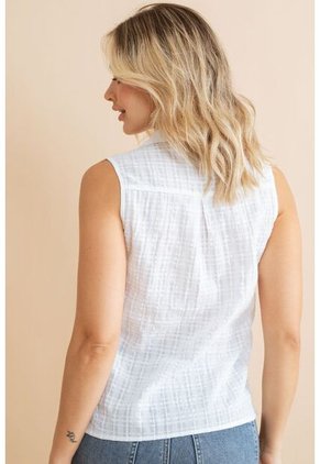 Blusa Louisa Blanco Ragged Pf31113543
