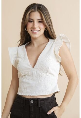 Blusa Flore Beige Ragged Pf31113567 Ragged