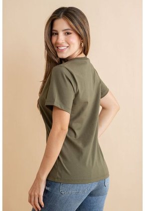 Camiseta Gratitude Verde Ragged Pf31122329