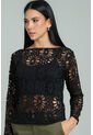 Buzo En Malla Negro Ragged Pf11180013 de Ragged