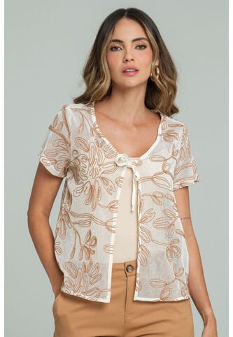 Blusa Meden Café Ragged Pf11113202 Ragged