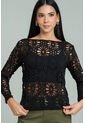 Buzo En Malla Negro Ragged Pf11180013 de Ragged