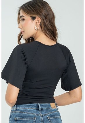 Top Spritely Negro Ragged Pf13120761