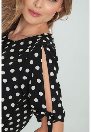 Blusa Mhyka Negro Ragged Pf12110813