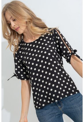 Blusa Mhyka Negro Ragged Pf12110813