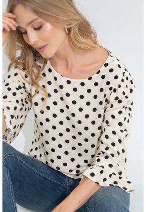 Blusa Swany Beige Ragged Pf12110812