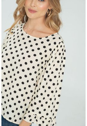 Blusa Swany Beige Ragged Pf12110812