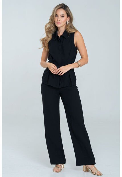 Pantalon Champagne Negro Ragged Pf12310430