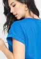 Camiseta Escote Pico Azul Ragged Pf51120611 de Ragged