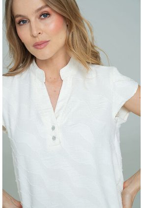 Blusa Marsella Blanco Ragged Pf11113095