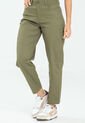 Pantalon Mom Cinco Bolsillos Verde Ragged Pf17310011 de Ragged