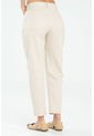 Pantalon Mom Cinco Bolsillos Beige Ragged Pf17310011 de Ragged