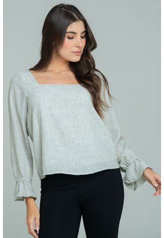 Blusa Clara Verde Ragged Pf11113085 Ragged
