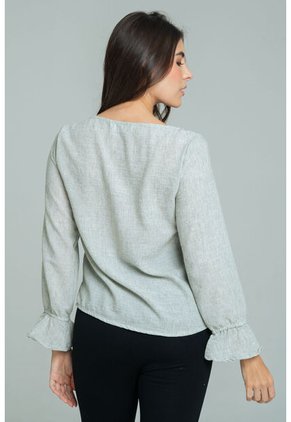 Blusa Clara Verde Ragged Pf11113085