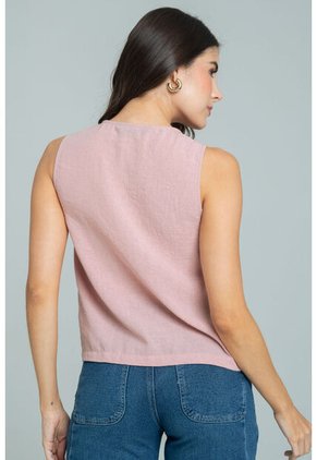 Blusa Maleno Rosa Ragged Pf11113074