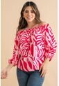 Blusa Evonne Rosa Ragged Pf31113540 de Ragged
