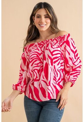Blusa Evonne Rosa Ragged Pf31113540