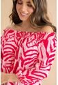 Blusa Evonne Rosa Ragged Pf31113540 de Ragged