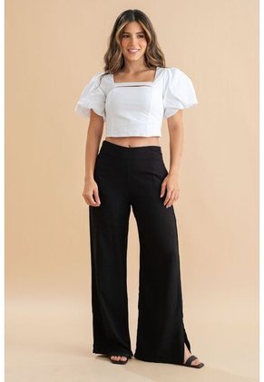 Crop Top Mirzam Blanco Ragged Pf31113528