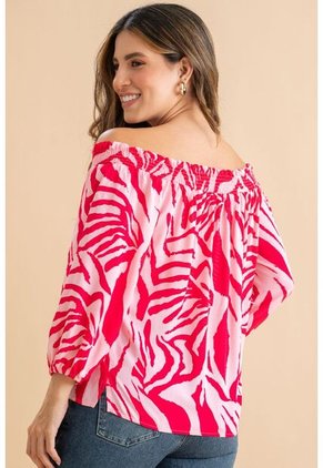 Blusa Evonne Rosa Ragged Pf31113540