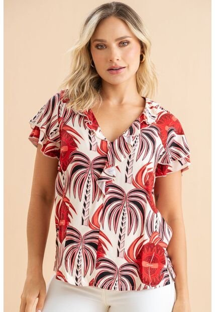 Blusa Thorrik Rojo Ragged Pf31113552